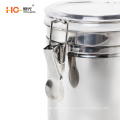 New design metal seal canister food set with plastic canister lids